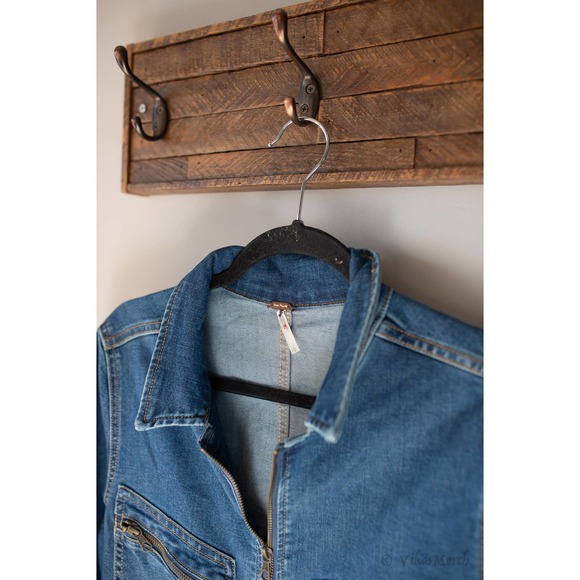 Free People Lennox Jumpsuit Coveralls Denim Large NEW - Picture 5 of 7